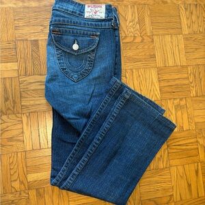 True Religion Low Rise Bootcut Jeans